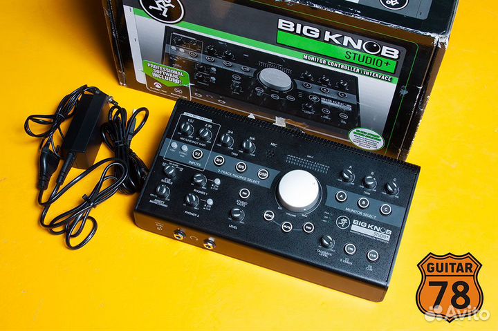 Контроллер аудиоинтерфейс mackie BIG knob studio+
