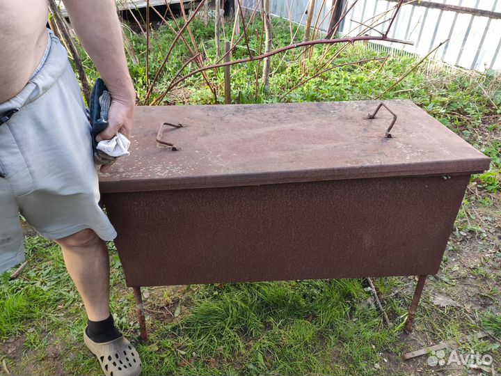 Коптильня 100 литров.Холодное и горячее копчение