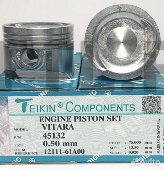 Комплект поршней vitara teikin 45132 050