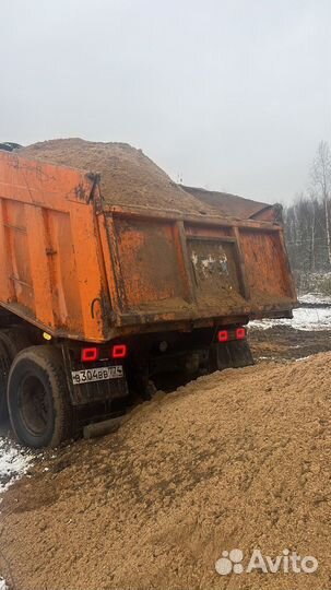 Доставка щебня и песка земля