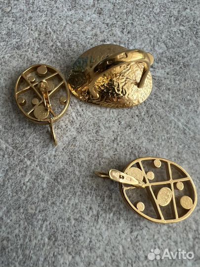 Серьги кольцо