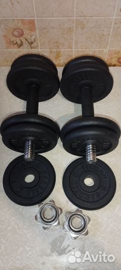 Гантел разборная чугунная вес 11, 5кг