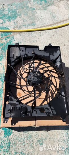 Диффузор радиатора Genesis G90 2019 рестайлинг