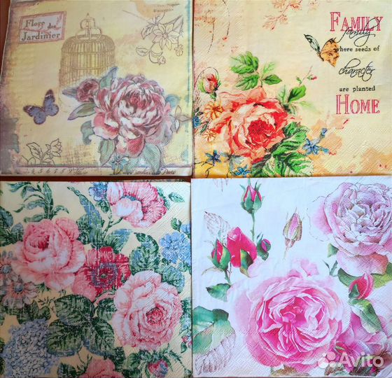 Салфетки для декупажа Розы 2