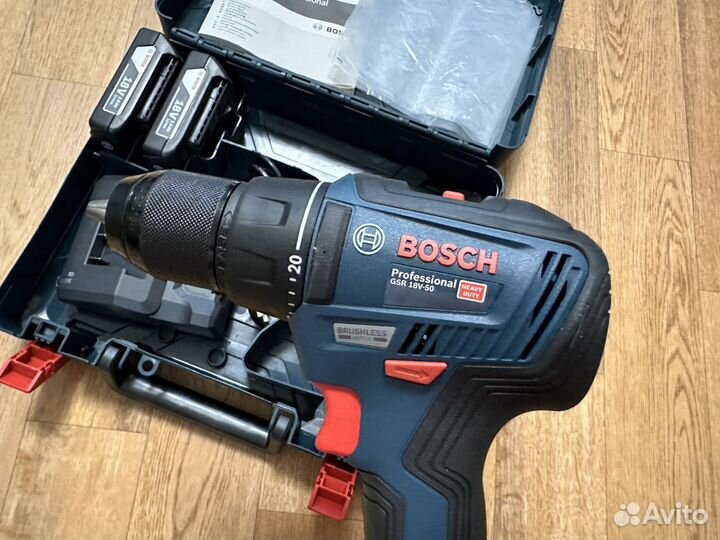 Шуруповерт Bosch GSR 18v 50