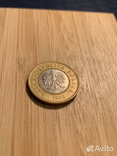 Монета 2 злотых 1994