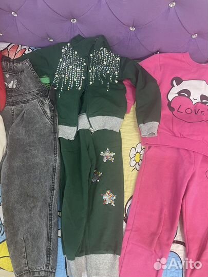 Одежда для девочки пакетом 3-5 лет