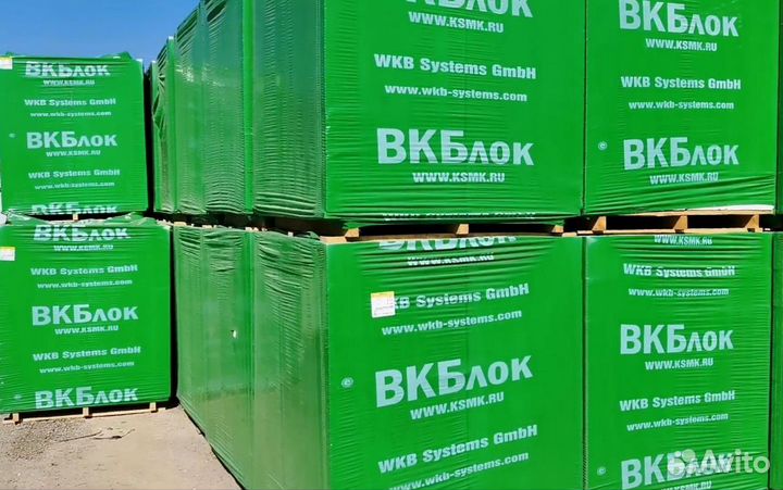 Газоблок 400х250х619