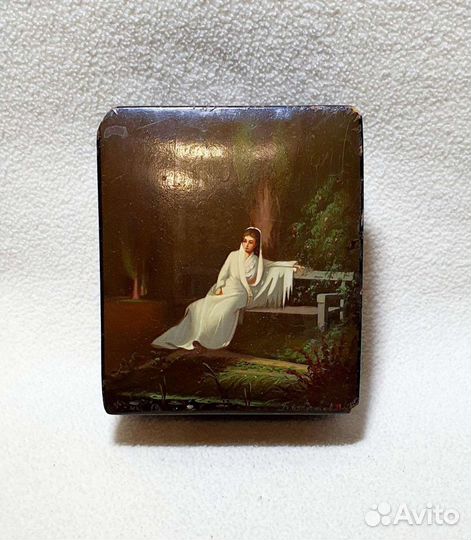 Шкатулка. Федоскино 1962 год