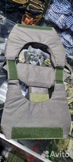 Защита Шеи На бронежилет с кевларом Олива