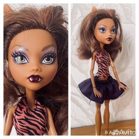Кукла монстр хай Клодин Вульф базовая