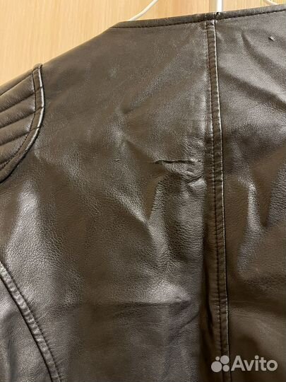 Кожаная куртка женская Mango