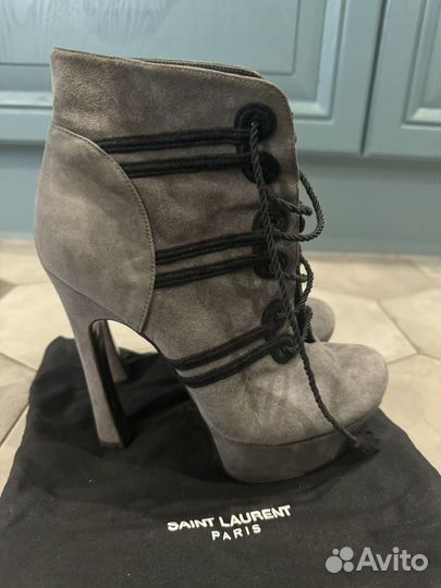 Ботильоны,полусапоги женские Saint Laurent р.36,5
