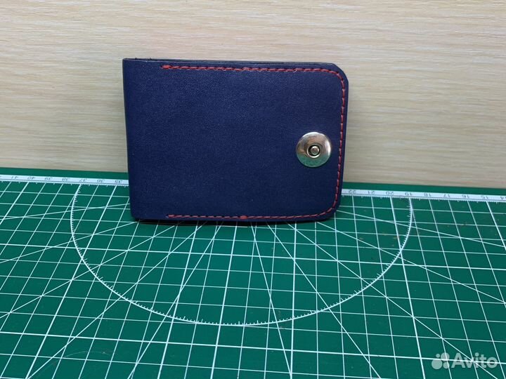 Кошелек мужской кожаный ручной работы