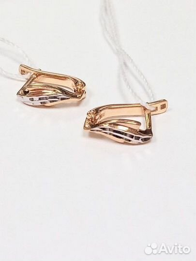 Золотые серьги