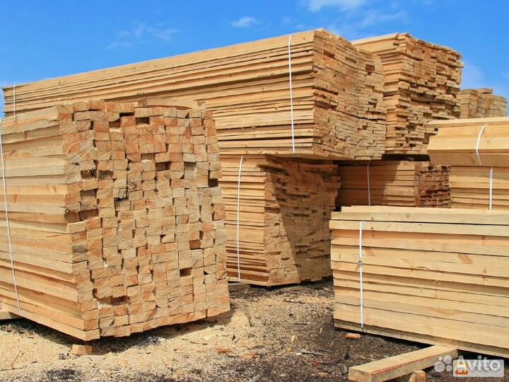 Обрезная доска из ели 40х100х6000 в Ростовской обл