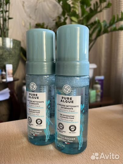 Мусс для умывания с микроволорослями