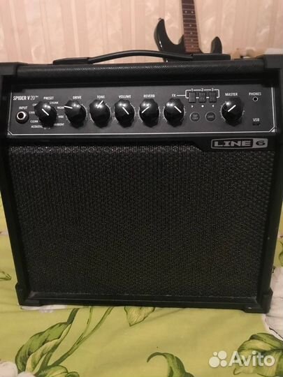 Гитарный комбоусилитель line 6 spider v 20 mkii