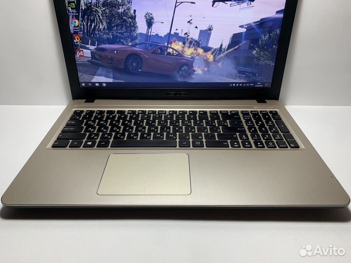 Игровой ноутбук Asus 4ядра/8gb/2видеокарты/ssd512