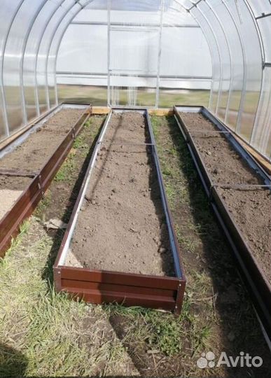 Грядка цветная 1м х 4м х 32см