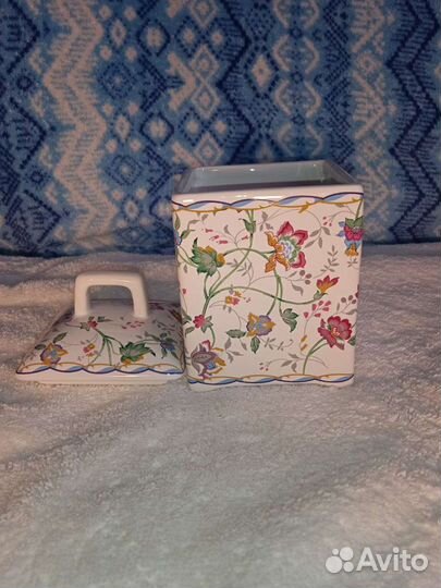 Сахарница с крышкой расписная