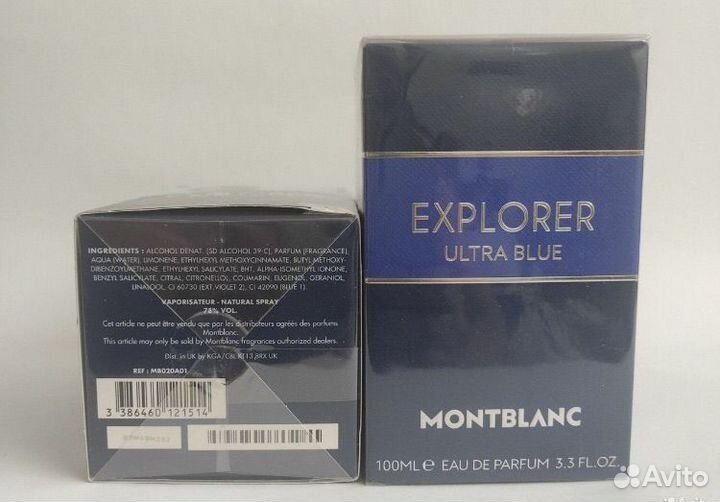 Туалетная вода Montblanc Explorer Ultra Blue