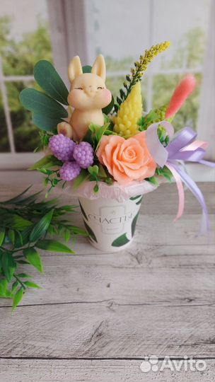 Букет из мыла