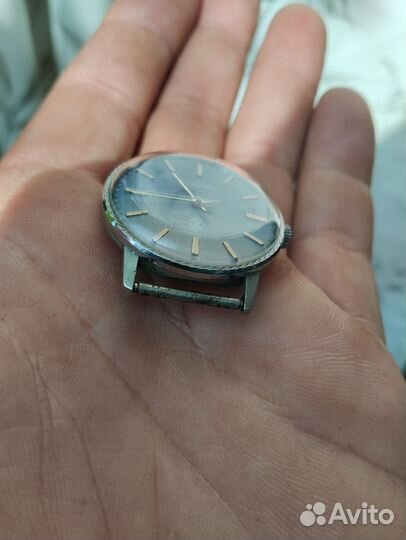 Часы Ракета джинс синий циферблат