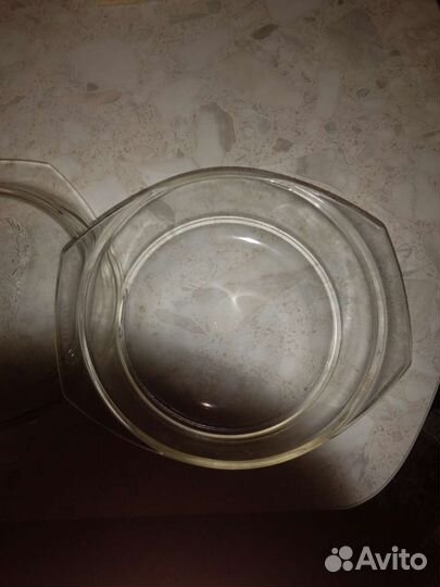 Кастрюля стеклянная жаропрочное стекло Simax