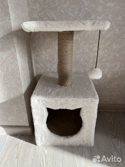 Домик для кошки с когтеточкой