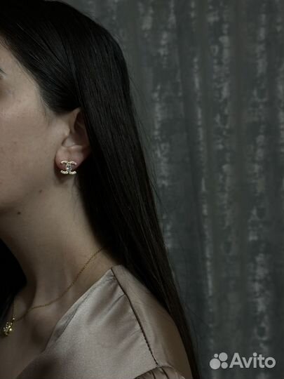 Серьги Chanel