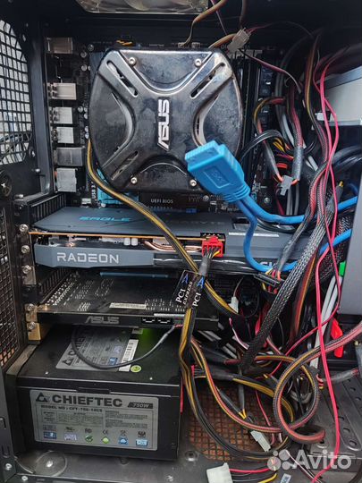 Процессор amd fx8350+мат.платаm5a97 evor2 и башня