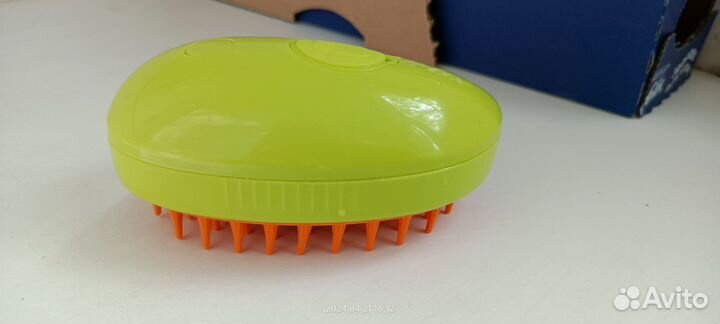 Паровая щетка для кошек и собак силиконовая