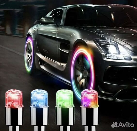 Светодиодные лампы на колесо