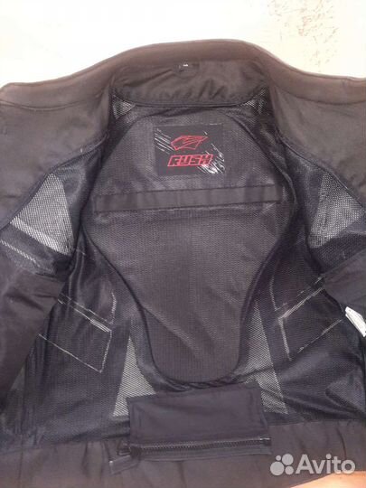 Мотокуртка кожаная мужская Rush