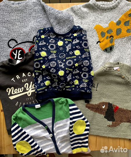 Одежда пакетом для мальчика 92 98 Zara, H&M