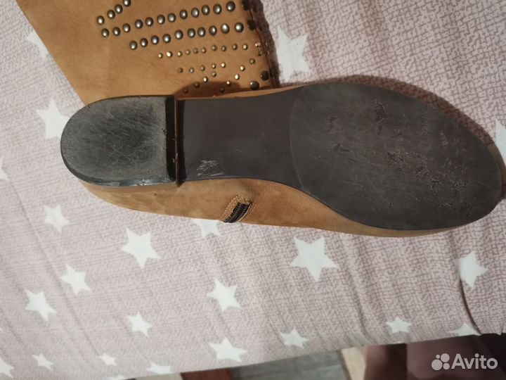 Сапоги ботфорты 38-39 размер