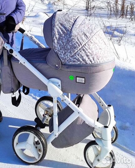 Коляска 2 в 1 adamex luciano