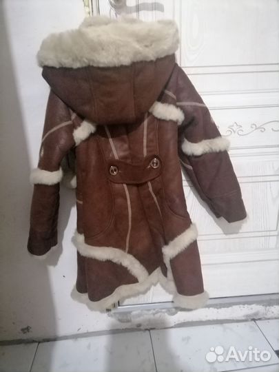 Дубленка детская для девочки