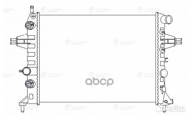 Радиатор олаждения для а/м Opel Astra G