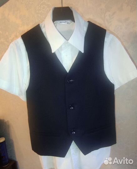 Жилетка (жилет) для мальчика 122 для школы