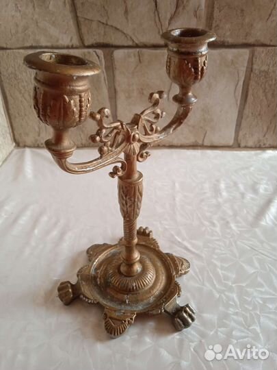 Старинный подсвечник. 2-шт. СССР. Винтаж