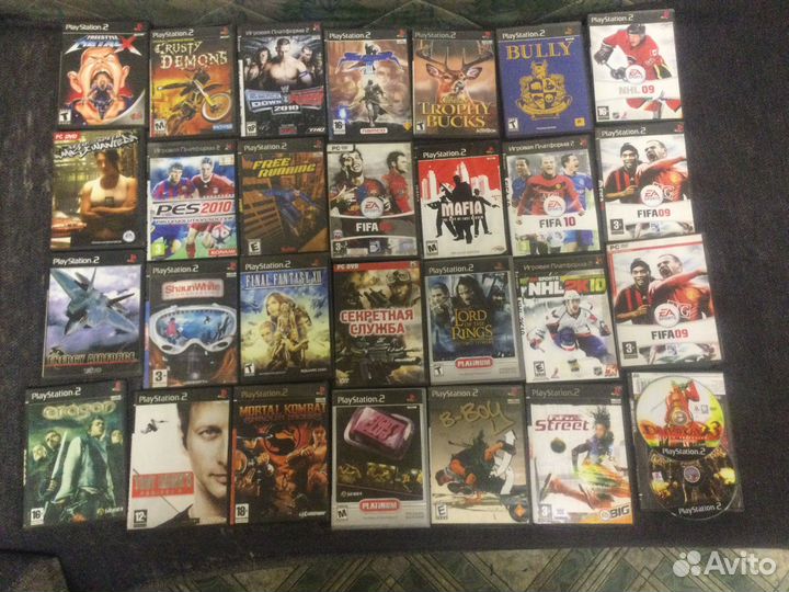 Диски на ps 2