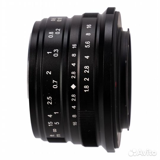 Объектив 7artisans 25mm F1.8 Fuji X, черный