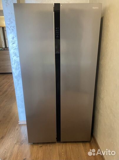 Холодильник бирюса sbs 587 серебристый