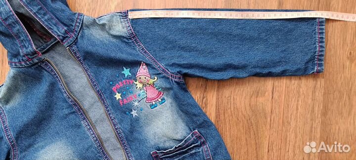 Джинсовая куртка для девочки