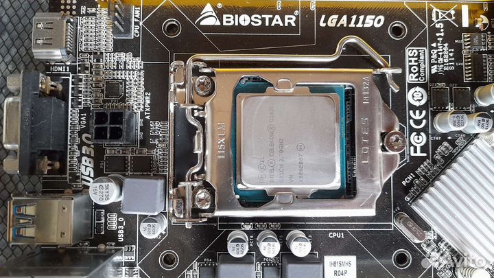 Мат плата 1150 + проц 4ядра + озу 16гб