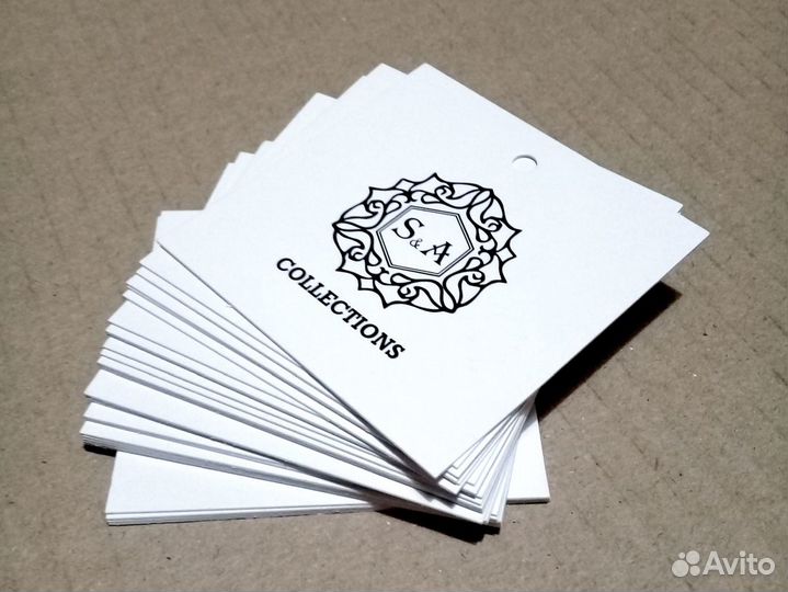 Картонные бирки для одежды Wildberries с доставкой