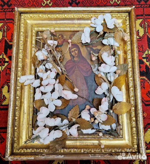 Старинная икона Богородицы Всех скорбящих Радость