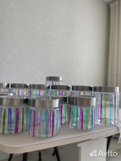 Банки стеклянные для сыпучих